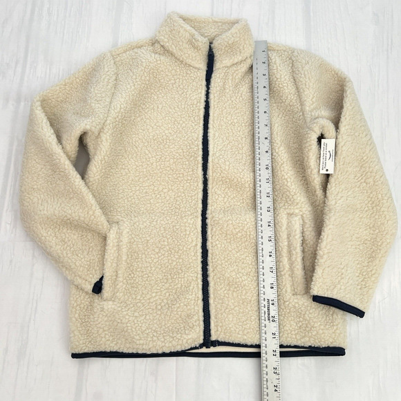 Amazon Essentials Girls Polar Fleece Full-zip Beige Jacket Size L (10 Years) - Picture 6 of 11